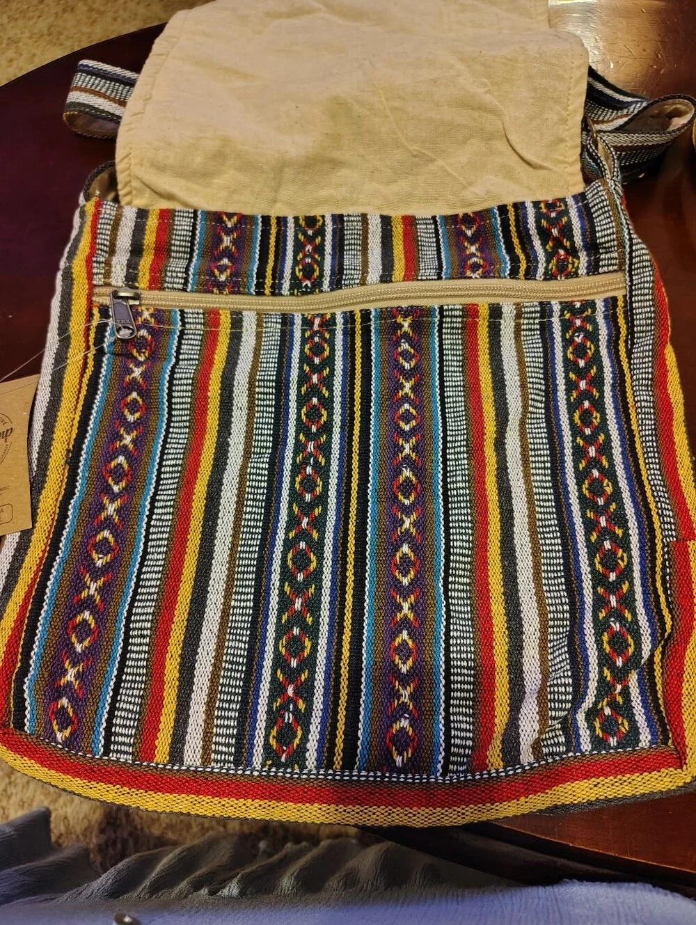 Core Hemp Crossbody Messenger Bag